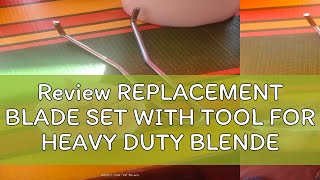 Review REPLACEMENT BLADE SET WITH TOOL FOR HEAVY DUTY BLENDER [upl. by Eldin757]