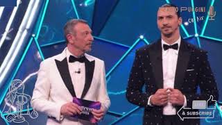 Ibrahimovic a Sanremo 2024 e la battuta su Mattarella “Quanti gol ha fatto” a Radio PugginiOnAir [upl. by Droflim]