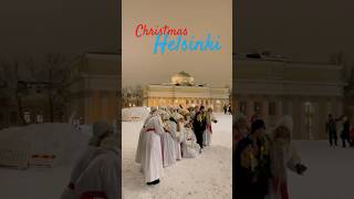 Christmas walk in Helsinki christmas merrychristmas christmassongs helsinki [upl. by Odracir]