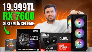 1 Dolar 3212 TL  19999 TL ASUS RX 7600 SÄ°STEM Ä°NCELEME REHBERÄ° ğŸ”´ [upl. by Ennove]