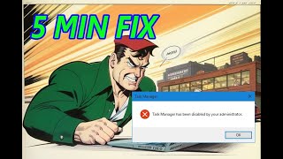 Task Manager has been disabled by your administrator FIX IN 5 MIN [upl. by Halbeib903]