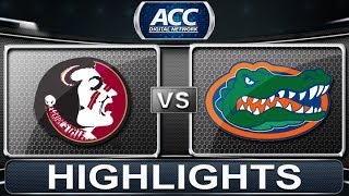 Florida State vs Florida  2013 ACC Football Highlights [upl. by Riannon]