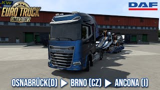 Euro Truck Simulator 2  OsnabrückD ▶ Brno CZ ▶ Ancona I [upl. by Gaudet]