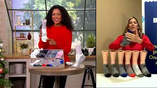 Bombas Set of 6 Womens or Mens Ankle Socks on QVC [upl. by Nayab130]