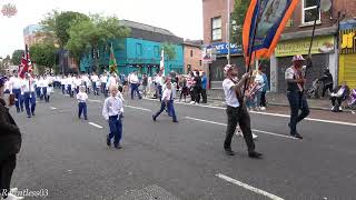 Pride Of Ballybeen FB  Belfast 12th quotReturn Routequot 12072024 4K [upl. by Sinnej525]