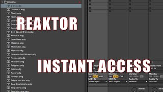 Liberate your Reaktor library in Ableton Live [upl. by Emaj562]