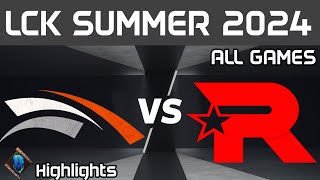 HLE vs KT Highlights ALL GAMES  LCK Summer 2024  Hanwha Life vs KT Rolster by Onivia [upl. by Yoral454]