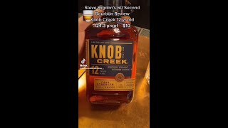 Knob Creek 12 Year Old Bourbon Review [upl. by Anayk451]