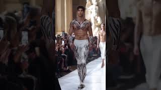 Mens Fashion Male Model Walk Mens Runway aimodel malemodel tiktok mensrunway shorts [upl. by Jesse]