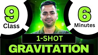 GRAVITATION  Class 9 1SHOT  COMPLETE CHAPTER OVERVIEW  Sanjiv Pandey [upl. by Vonny]