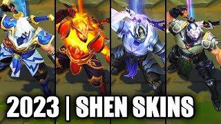 All Shen Skins Spotlight 2020 League of Legends [upl. by Annaegroeg538]