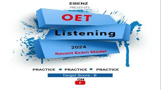 OET LISTENING 45 REAL EXAM FEBRUARY 2024 [upl. by Ilajna]