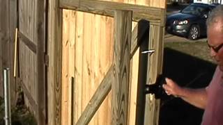 How To Build A Wood Gate In Minutes by gforcehingecom [upl. by Bostow]