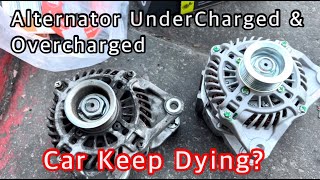 Mazda 3 amp Toyota Yaris iA Alternator Replace  Alternator Undercharged amp Overcharged [upl. by Anna-Maria]