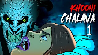 Khooni Chhalava Horror Story  Scary Pumpkin  Hindi Horror Stories  Animated Stories [upl. by Kozloski]