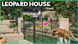 🐆 AMUR LEOPARD HOUSE  Yosemite Valley  Planet Zoo Speedbuild [upl. by Amos]