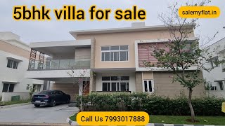 5bhk villa for sale in luxury gated community in Hyderabad  Urjith Villas  Call Us 7993017888 [upl. by Notsgnal]