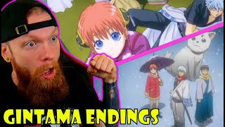 All Gintama Endings Reaction Part 1 [upl. by Galang215]