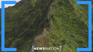 Hawaiis Stairway to Heaven to be demolished due to trespassing  NewsNation Now [upl. by Atinrehs]