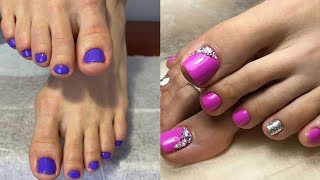 Latest and greatest compilation of toe nails pedicure colors nail art design ideas for ladies 2024 [upl. by Luba]