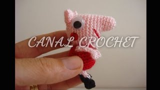 Mini peppa pig amigurumi tutorial [upl. by Adniroc598]