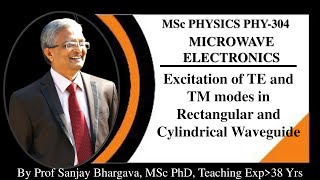 L5 UNIT1 Excitation of Modes in a Rectangular and a Circular Waveguides [upl. by Westland]