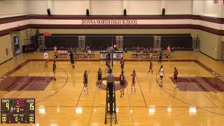 Donna North High vs Harlingen South High School Girls Varsity Volleyball [upl. by Alana13]