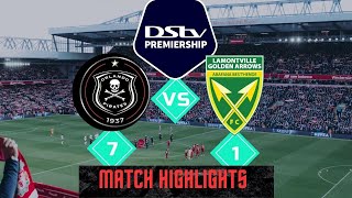 Orlando Pirates VS Golden Arrows 71 Goals amp Extended Highlights DStv Premiership [upl. by Hcirdeirf]