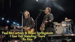 Paul McCartney amp Bruce Springsteen  I Saw Her Standing There [upl. by Samantha]