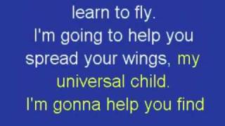 Annie Lennox Universal Child karaoke [upl. by Humfried]