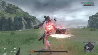 NIER REPLICANT  Seafront shade boss fight hard mode lvl 9 [upl. by Swihart]