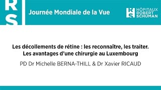 Les décollements de rétine  les reconnaître les traiter [upl. by Delia]