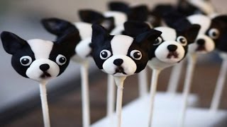 Decorated Dog Cookies And Cake Lollipops █▬█ █ ▀█▀ [upl. by Carberry]