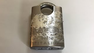 593 Gallium vs Titalium  Abus Padlock Meets a Gruesome End [upl. by Florence462]