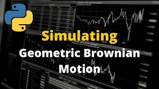 Simulating Geometric Brownian Motion in Python  Stochastic Calculus for Quants [upl. by Franci]