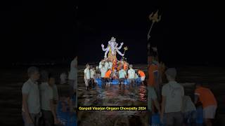 Ganpati Visarjan Giragaon Chowpatty 2024  ganpativisarjan shorts [upl. by Idram]