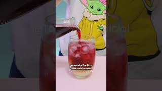 🤩🥤 DRINK DE GUARANÁ receitasdeminuto camilabeatriz receitas [upl. by Rycca]