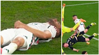 Barnabás Varga Injured Today  Barnabás Varga Going Unconscious  Hungary Vs Scotland Highlights [upl. by Nessie]