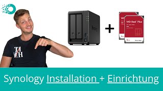 Synology Diskstation Ersteinrichtung DSM Installation  Grundeinstellungen [upl. by Rivers]