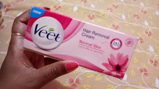 Veet Hair Removal Cream Review in Hindi  Cream for Normal Skin  Remove Unwanted Hair [upl. by Baalman146]