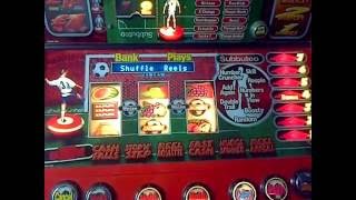 Subbuteo fruit machine game play quotEat My Goalquot [upl. by Heyra]