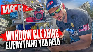 Window Cleaning  Everything You Need And How I Charge [upl. by Shornick331]