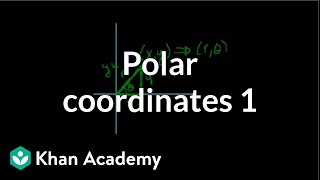 Polar coordinates 1  Parametric equations and polar coordinates  Precalculus  Khan Academy [upl. by Stavros]