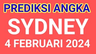 PREDIKSI ANGKA MAIN SDY HARI INI 4 FEBRUARI 2024 [upl. by Elata]