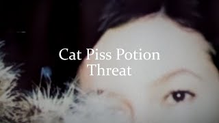 Cat Piss Potion  Threat Lyric Video [upl. by Aimik]