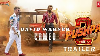 Pushpa 2 Hindi Official Trailer l David Warner Cameo l Allu Arjun l Rashmika M l Sai Pallavi [upl. by Esilahc]