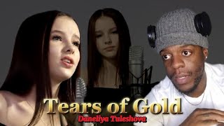 FIRST TIME REACTING TO  DANELIYA TULESHOVA  TEARS OF GOLD [upl. by Donella677]