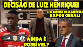 VIAGEM MARCADA E BRAZ É AVISADO SOBRE LUIZ HENRIQUE DÍVIDA CAI ABSURDAMENTE “FOGO AMIGO NA GÁVEA” [upl. by Reider]