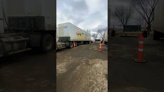 Straight line backup albertaclass1cdleducationtrainingtrucktrailertractorcanadaautomobile [upl. by Vedis844]