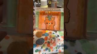 Giving this box a second life First video art paint creative [upl. by Amalita]